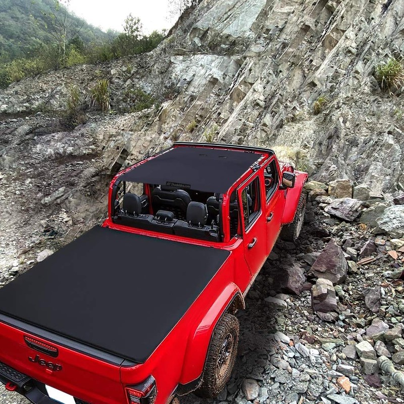 Shadeidea JT Sun Shade Top Sunshade Compatible with Jeep Gladiator