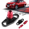 Keenso Fuel Distributor Pressure Regulator Aluminium Alloy Adapter Fuel Valves