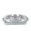 Arthur Court Metal Casserole Dish Holder - Artichoke Pattern -