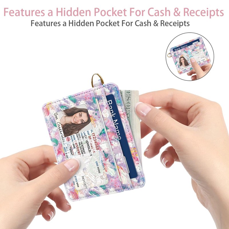 Simikol Slim Minimalist Pocket Credit Card Holder Wallet RFID Blocking