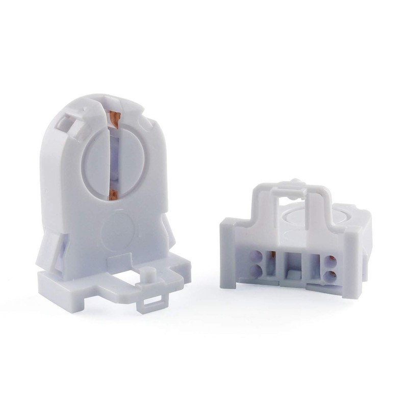 E-outstanding T8 Lamp Holder 12PCS T8 Non-Shunted Turn Type UL