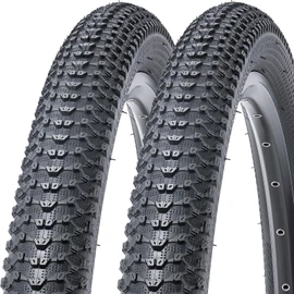 2 Pcs, 26x2.10 Bike Tires, Durable Folding 26 Inch 54-559 26 x 2.10 Mountain Bicycle Tires, Replacement Bike Tires for Mountain Cruiser Bicycle, Clincher