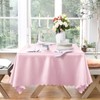 Manyshofu Pink Satin Tablecloth Rectangle 60 x 120 Inch -