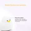 Night Light Cute Cartoon Appearance Silicone Night Lamp with Data