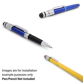 K20 Tools Pocket Clip - Holder for Pen and Pencil - Made of Steel (6 Pack)