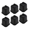 MYMULIKE Bed Risers 5 inch, Heavy Duty Bed Lifts Risers