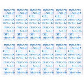 Yeather 2 Gram 100 Packets Silica Gel Packets - Food Safe Reusable Desiccant Moisture Absorbers Dehumidifiers for Spices, Jewelry, Shoeboxes, Electronics Storage (100, 2g)