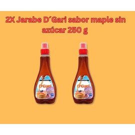 D'Gari 2X Jarabe D´Gari sabor maple sin azúcar 250 g