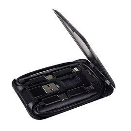 Yinow USB Type C to C Charging and Data Transfer Cable with 3 Adapters Combination Set in Credit Card Size Case, 2pcs