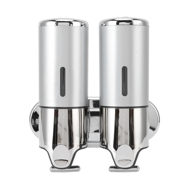 Soap Dispenser Dual Pump 1000ml Wall Mounted Easily Refilled Reusable