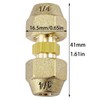 Bxian Solid Brass Pipe Connection Coupling Adapter with Flare Nut