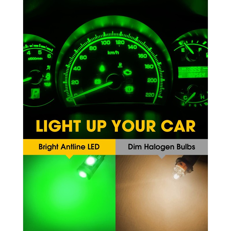 Antline T5 37 74 2721 PC74 PC37 LED Bulb Green,