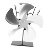 5 Blade Heat Powered Stove Fan Fireplace Fans Self Generating