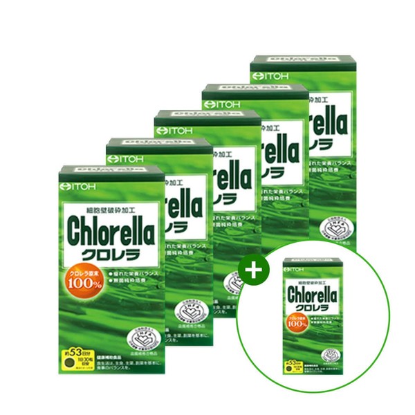 100% Ito Chlorella (5+1 pieces, 9600 tablets, 288 days worth), 3 times a day, 1 time (take 33 tablets a day) / 100% 이토 클로렐라 (5+1개 9600정288일분) 1일 3회 1회(일 33정 섭취)