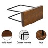 Napkin Holder, Napkin Holder Made of Wood and Metal, Napkin