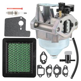 MOTOALL High Pressure Washer Generator Carb Kit 16100-Z9L-811 Carburetor Kit w/Air Filter 16952-Z8B-000 Engine Fuel Filter Fits for Honda GCV170LA HRN216 HRX217 Model Lawn Mower Push Sprayer