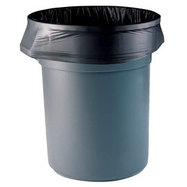 AccuFit 23 Gallon Can Liner by Heritage Bag Co. (200 Pack) 28"x45" 1.3mil Black