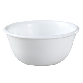 Corelle Vitrelle Glass Winter Frost Ramekin Bow, Pack of 6, White. Dimensions - 3.75" Diameter 1.75" High, Capacity - 6 oz