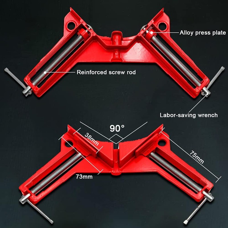 Corner Clamps for Woodworking, 90 Degree Clamps 4Pcs Corner Clamp