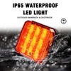 WINECO 2Pcs Rechargeable Flashing Lights for Vehicles, Super Magnetic Strobe
