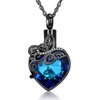shajwo Butterfly Heart Cremation Jewelry Urn Necklaces for Ashes for