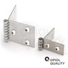 OPIOL QUALITY® Hinge Punched 100 x 40 mm Stainless Steel