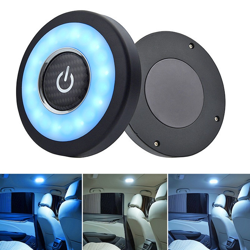 Car Roof Reading Light Long Battery Life USB Rechargeable Adhesive