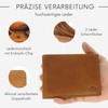 Baur Men's Genuine Leather Wallet with RFID Protection, Landscape Format,