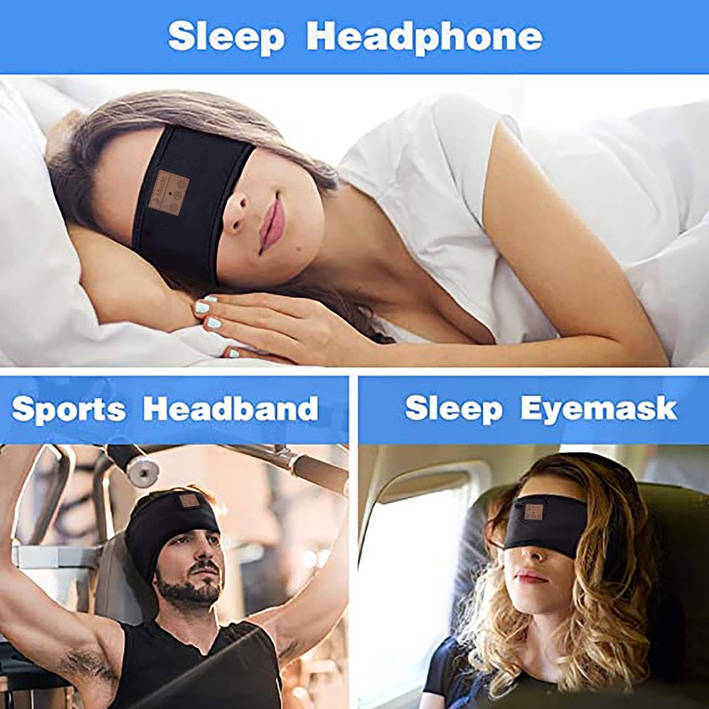 Breathable Sleep Headphone Wireless Sports Music Headband Headphone With Bluetooth