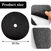 Unbranded 8 Pack Non-Woven Tree Mulch Ring, 16.5 Inch Degradabl
