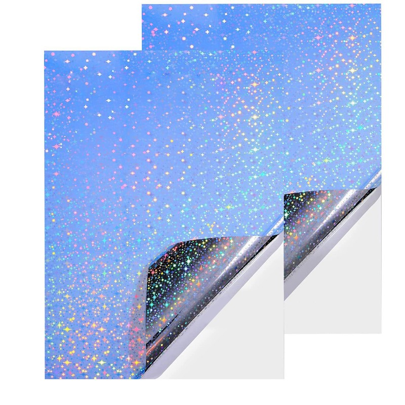 20 Sheets Printable Sticker Paper Waterproof Drying Quickly Holographic Sticker