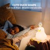 Cute Duck Night Light Silicone Night Lamp 1200mAh Rechargeable Animal