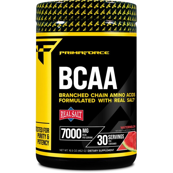 Primaforce Primaforce BCAA Powder (Watermelon) - 7000MG 2:1:1 BCAAs, 30