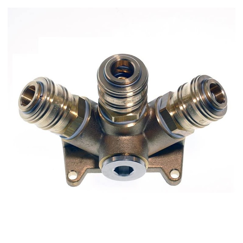 EVM 15-3 Compressed Air Distributor Coupling 3-Way + 1 G