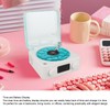 Annadue Turntable Style Speaker, Small 3-in-1 Multifunctional Stereo Speaker with