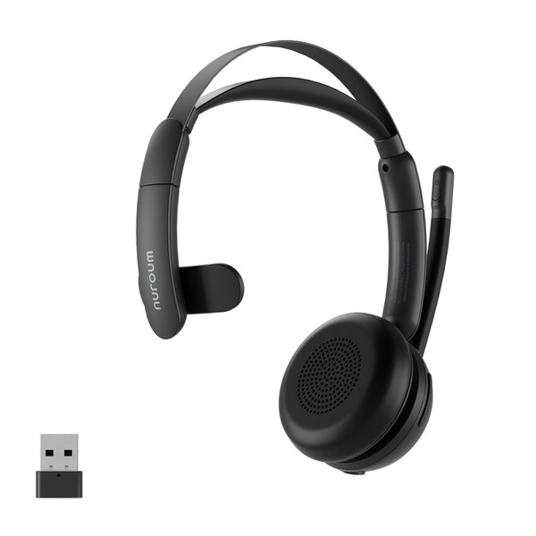 Nuroum HP31U Bluetooth Wireless Headset with Microphone, ENC Noise Cancelling