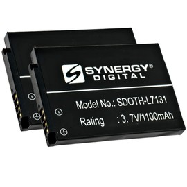 Synergy Digital Baby Monitor Batteries, Compatible with Summer Best View 28035 Baby Monitor, (Li-Ion, 3.7V, 1100 mAh), pack includes: 2 x SDOTH-L7131 Batteries