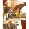 DAWZMR 2-Pack Glass Oil Dispenser Bottle with Stainless Steel Spout,