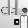 Fingerprint Cable Lock, eLinkSmart Fridge Locks with Bluetooth APP Control,