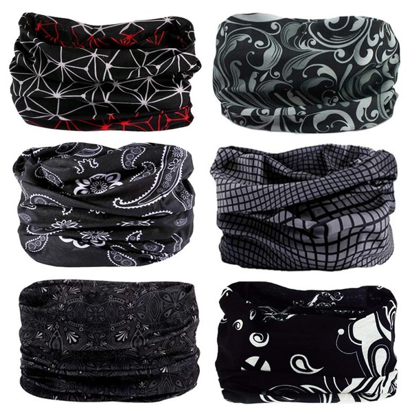 Seamless Bandanas, Scarves, Headbands, Gaiters, Balaclavas, Face Masks, Headgear, Multifunctional,