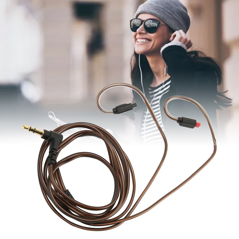 Replacement Earphone Cable Oxygen Free Copper Headphone Upgrade Cable for