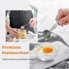 35PCS Stainless Steel Measuring Cups and Spoons Set, 7 Nesting