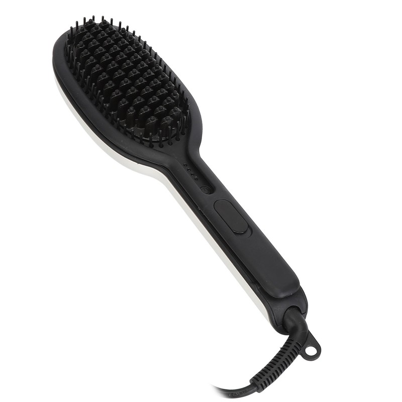 Straightening Curling Iron Brush Massage Negative Ion Automatic Heated Hair