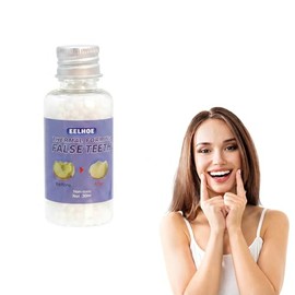 Dentaduras Temporales Kit de Reparaci?n de Dentaduras | Mejora la Apariencia, Conjunto Completo de Dientes, Sonrisa Más Radiante