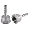 sourcing map 304 Stainless Steel Hose Connector Hose Nozzle Fitting
