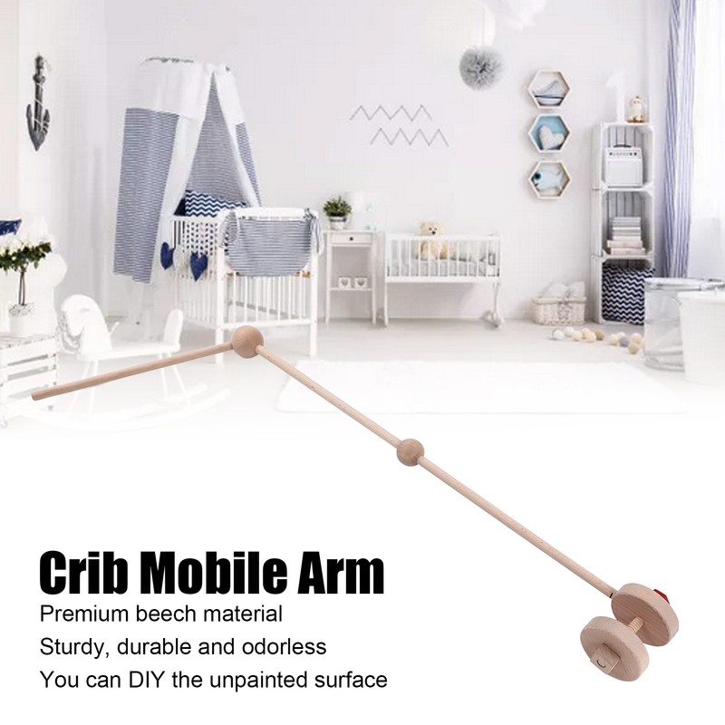 Crib Mobile Arm Crib Mobile Bracket Composite Wood Durable Sturdy