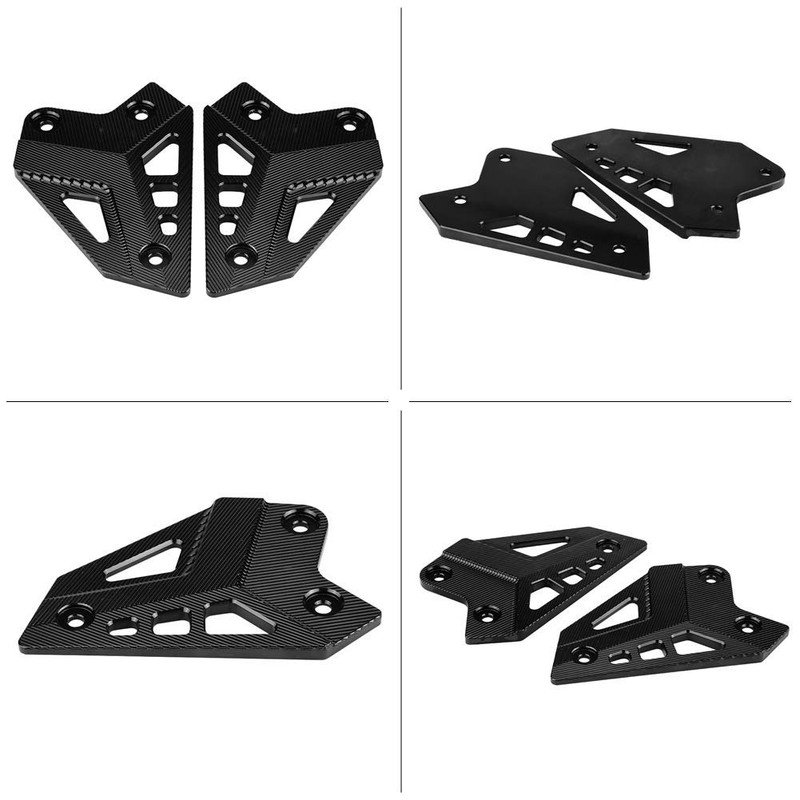 Pair of Footrest Protectors, Motorcycle Footrest Foot Rest Protector Heel