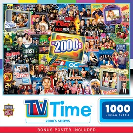 MasterPieces 1000 Piece Jigsaw Puzzle for Adults and Family - 2000's Television Shows - 19.25"x26.75"