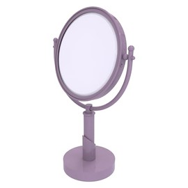 Allied Brass SH-4/4X-LVN Soho Collection 8 Inch Vanity Top Make-Up Mirror 4X Magnification, Lavender