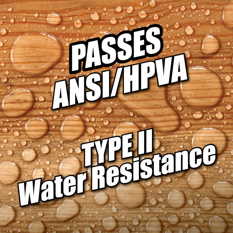 Titebond II Extend Wood Glue, Water-Resistant, Longer Assembly Time, Woodworking,